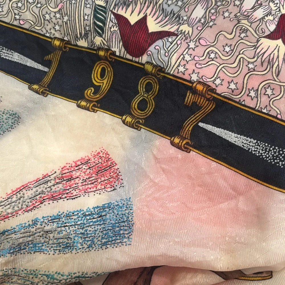 Hermes Multicolor Equestrian Tapestry